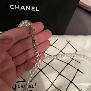 My Chanel necklace 🙌🏽🙌🏽